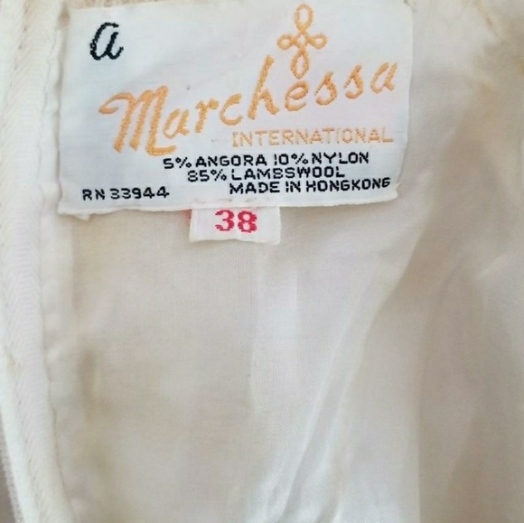 VTG Marchessa International Beaded Wool Sweater - Picture 6 of 6